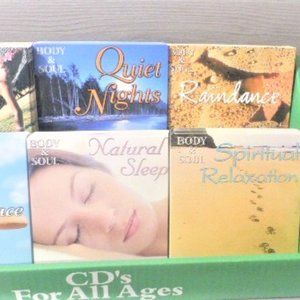 BK27 6x RELAXATION MUSIC Cd's Plaque Relax Therapy Body & Soul Raindance Piano